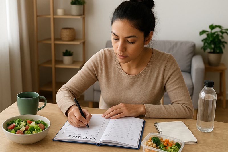 Como organizar uma rotina saudável para começar a semana