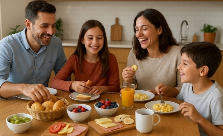 Ideias de café da manhã em família para transformar seu dia