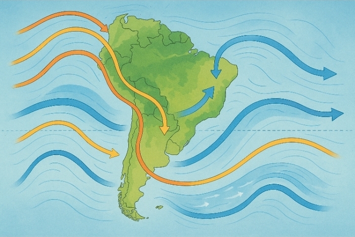 Correntes de vento no Brasil: do Atlântico às serras
