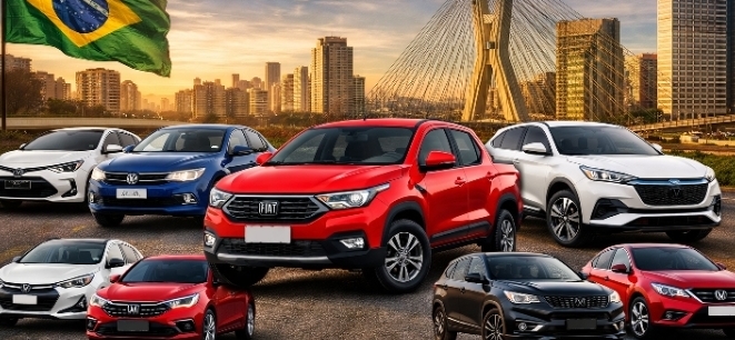 Ranking revela as marcas de carros mais vendidas no Brasil