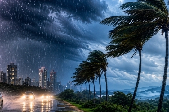 Semana terá ventos intensos, chuva e frio em várias regiões