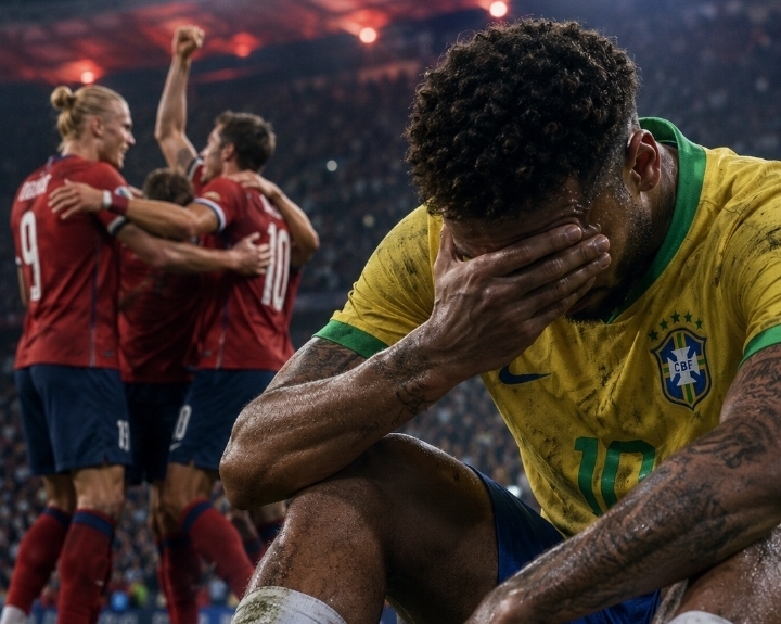 Brasil perde para a Noruega e está eliminado da Copa do Mundo de 2026