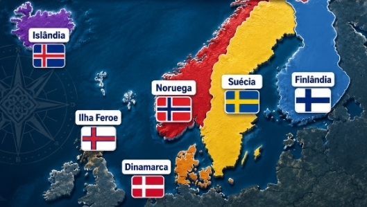 Por que Noruega, Suécia, Finlândia e Dinamarca têm bandeiras parecidas? Entenda a origem